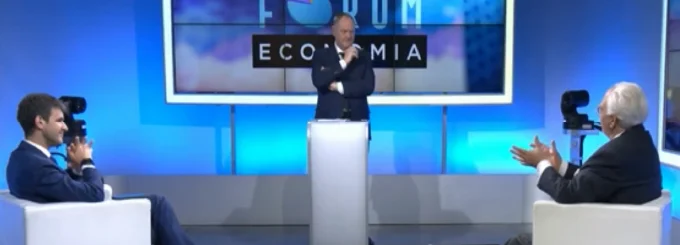 Giordano Riello ospite a Forum Economia Telearena